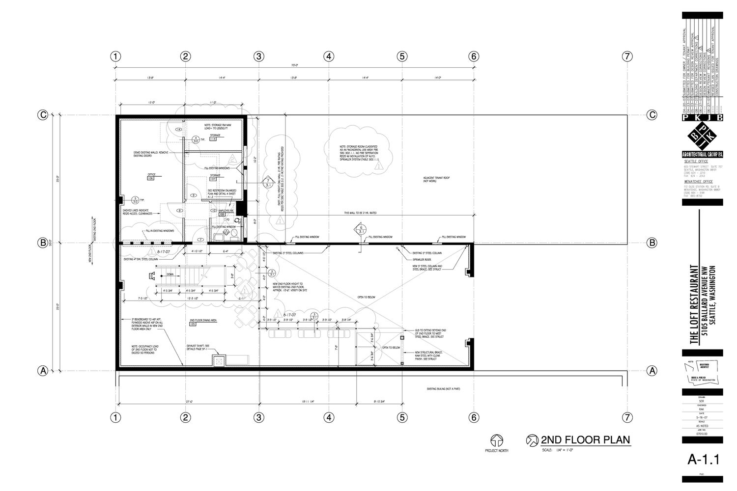 Ballard Loft: 5105 Ballard Ave NW, Seattle, WA 98107